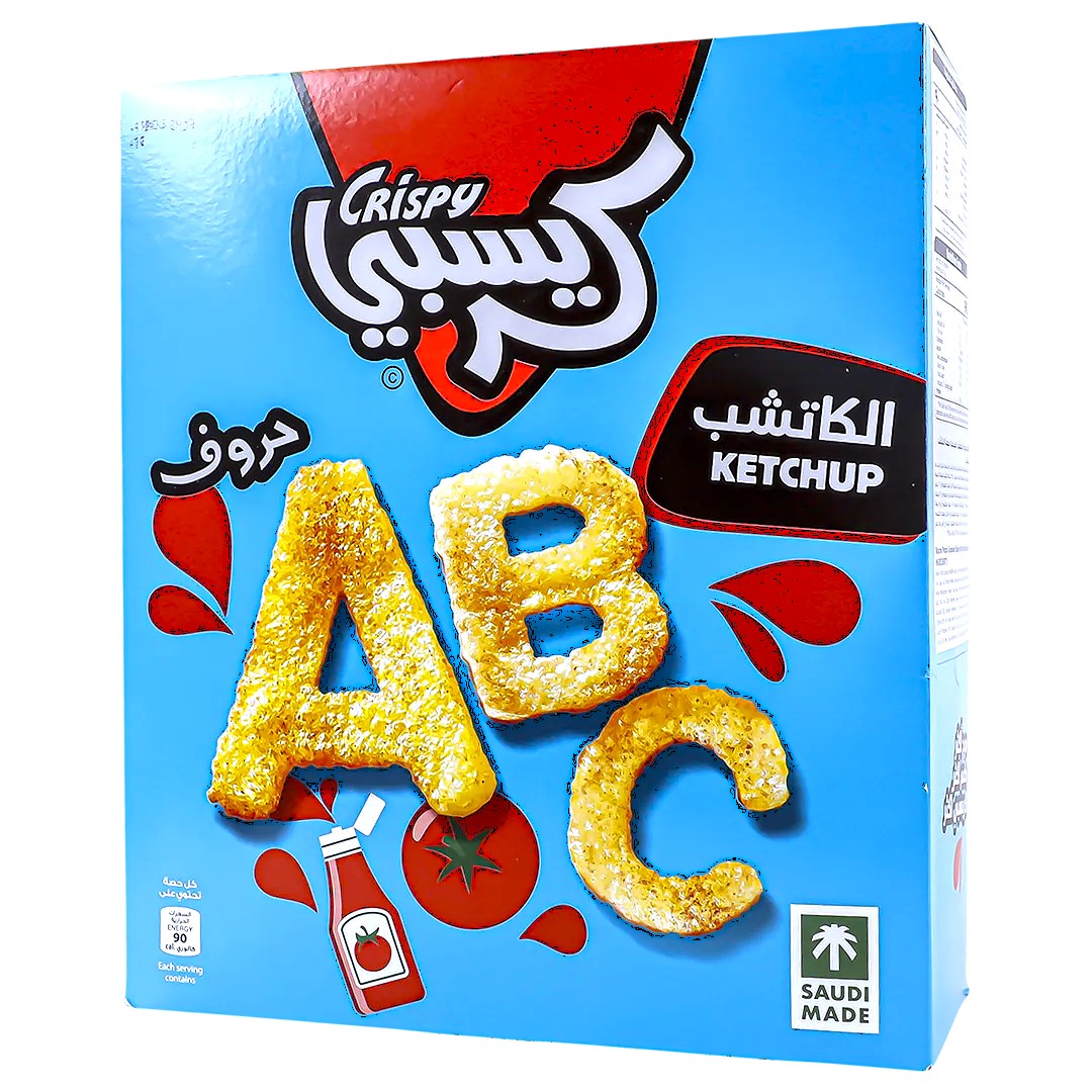 كريسبي حروف بالكاتشب 12 جرام × 12