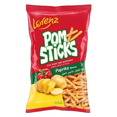 Lorenz Paprika Flavoured Pomsticks 85g