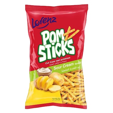 Lorenz Pom Sticks Sour Cream 85g