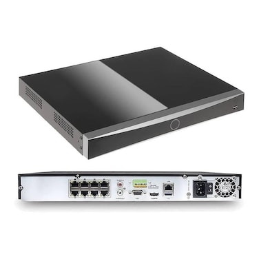 HIKVISION DS-7608NXI-I2/8P/S 8-Channel Network Video Recorder with Facial Recognition and Deep Learning Analytics
