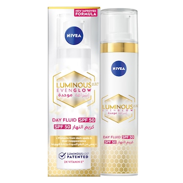 NIVEA Luminous 630 Even Glow Anti Dark Spot Face Fluid SPF 50 40ml