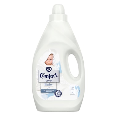 Comfort  Dilute Fabric Softener, Baby,  3L
