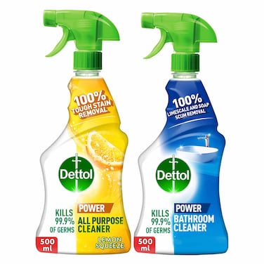 ديتول منظف الحمامات 500 مل + منظف لجميع الأغراض 500 مل خصم 25٪