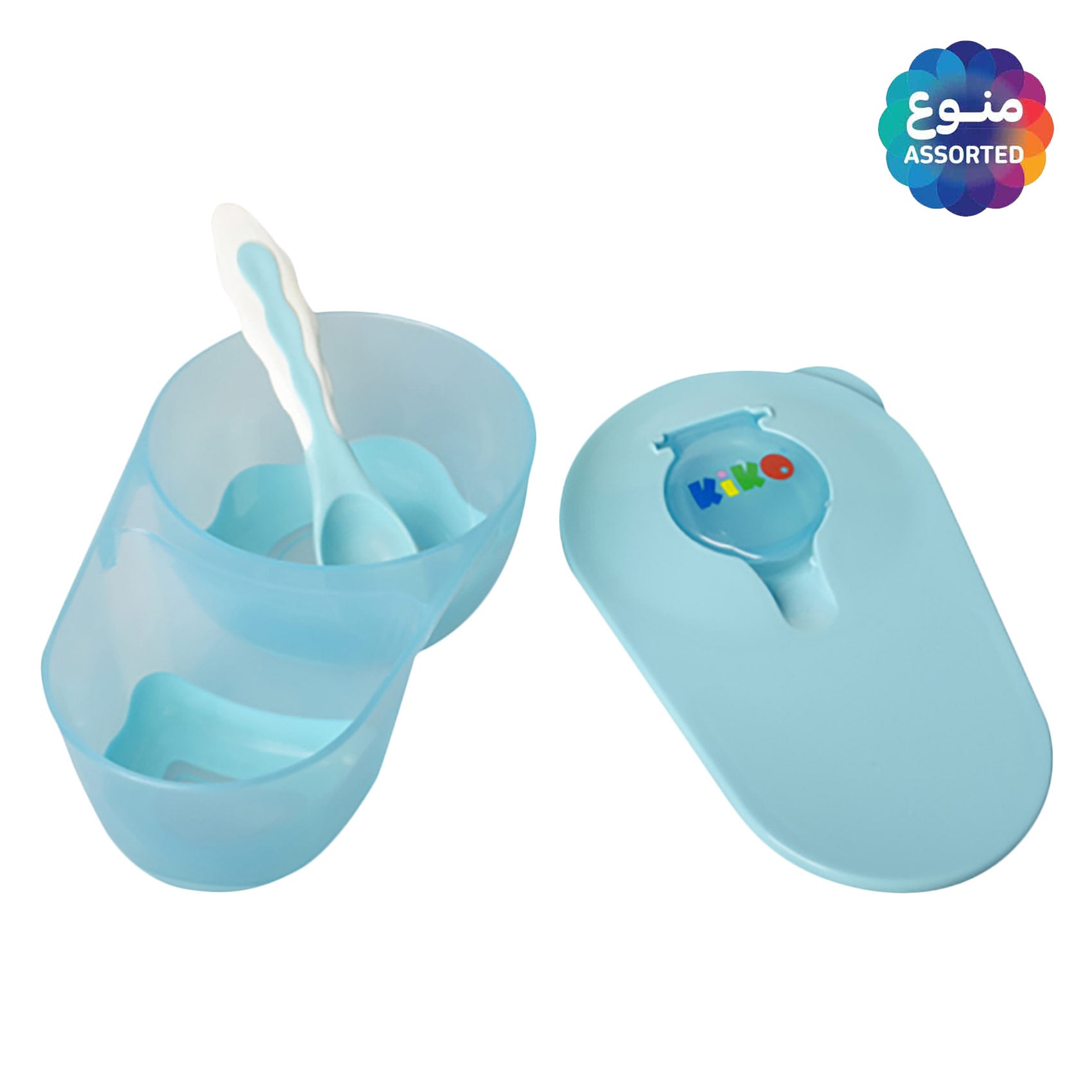 طقم وعاء وملعقة للأطفال
