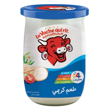 La Vache Qui Rit Cream Cheese Jar, Rich in Calcium, Vitamin A &amp; D, 500g