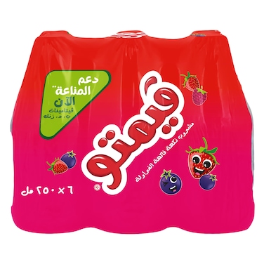 فيمتو شراب فراولة 250 مل × 6