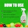 Organic Fruits and Vegetables Wash - Bionatura - 100% Natural, Non-Toxic - 750ml