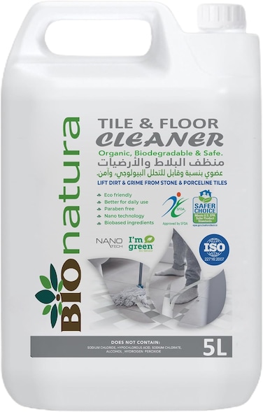Bioneat Organic All Floors Clean &amp; Disinfect - Antibacterial, Biodegradable, Natural &amp; Non toxic - Bionatura - 5L