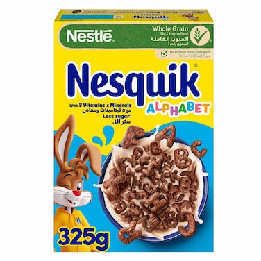 Nestle Nesquik Alphabet Whole Grain Cereal 325g