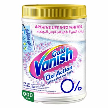 Vanish Gold Oxi Action Fabric Stain Remover 900g - White Clothes