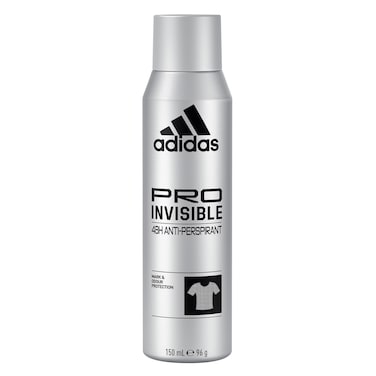 Adidas Pro Invisible Antiperspirant Deodorant Body Spray Clear 150ml
