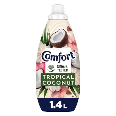 Comfort Concentrate Fabric Softener, Tropical Coconut, 1.4L