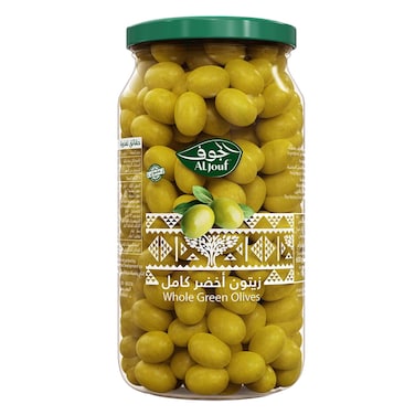 Al Jouf Green Olive Whole 370g