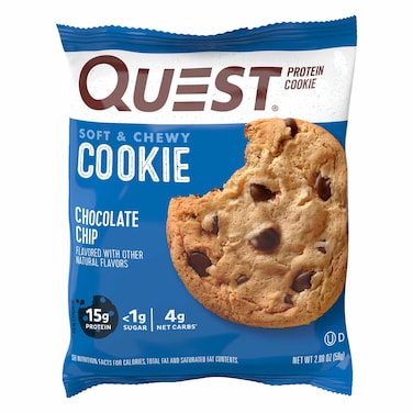 Quest Nutrition - Protein Cookies, Chocolate Chip, 59g