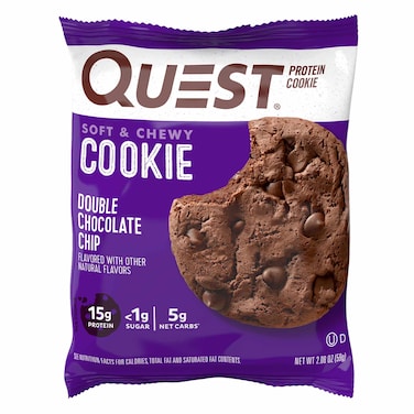 Quest Nutrition - Protein Cookies, Double Chocolate Chip, 59g