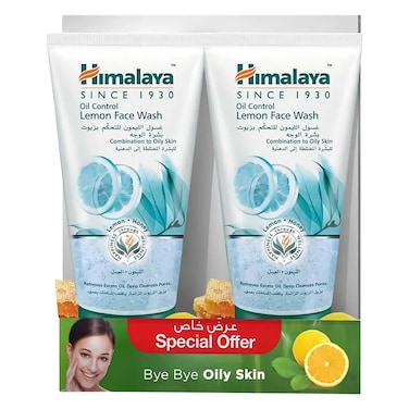 Himalaya Oil Clear Lemon And Honey Face Wash 150ml x2
