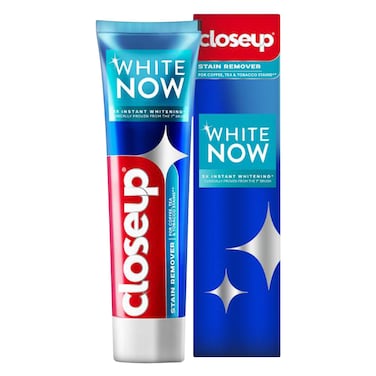 Closeup White Now Toothpaste, Stain Remo, 75ml