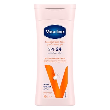 VASELINE Essential Even Tone Body Lotion, SPF 24, 200ml