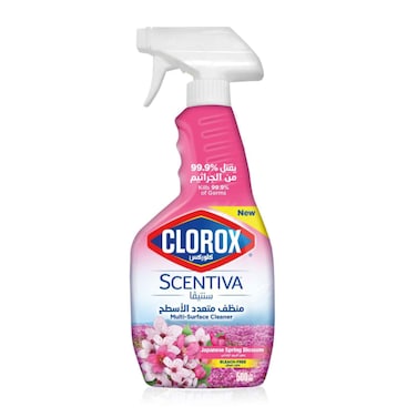 Clorox Scentiva Multi-Surface Cleaner - Japanese Spring Blossom - Bleach-Free - 500ml