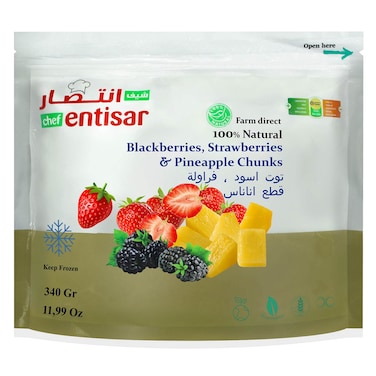 شيف أنتصار فواكه مشكلة مجمدة 340 جرام