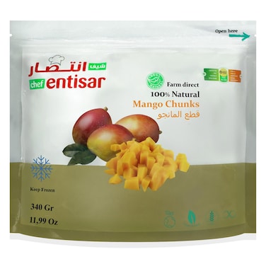 Chef Entisar frozen mango chunks 340g