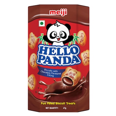 Meiji Hello Panda Chocolate Filled Biscuits &ndash; 47 g