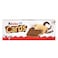 Kinder Cards Wafer Biscuits with Creamy Milk &amp; Cocoa Filling, Pack of 5, 10 Biscuits, 128g
