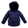 Baby boy puffer jacket, navy color, size 9-12 months.