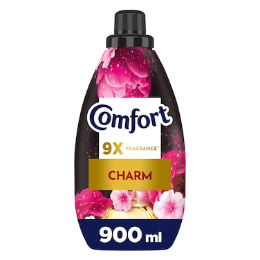 Comfort Concentrate Fabric Softener, Charm, 900ml