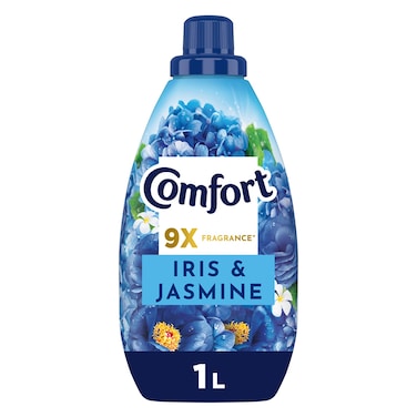 Comfort Concentrate Fabric Softener, Iris &amp; Jasmine, 1L