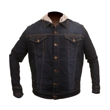 La collection men denim jacket indigo medium