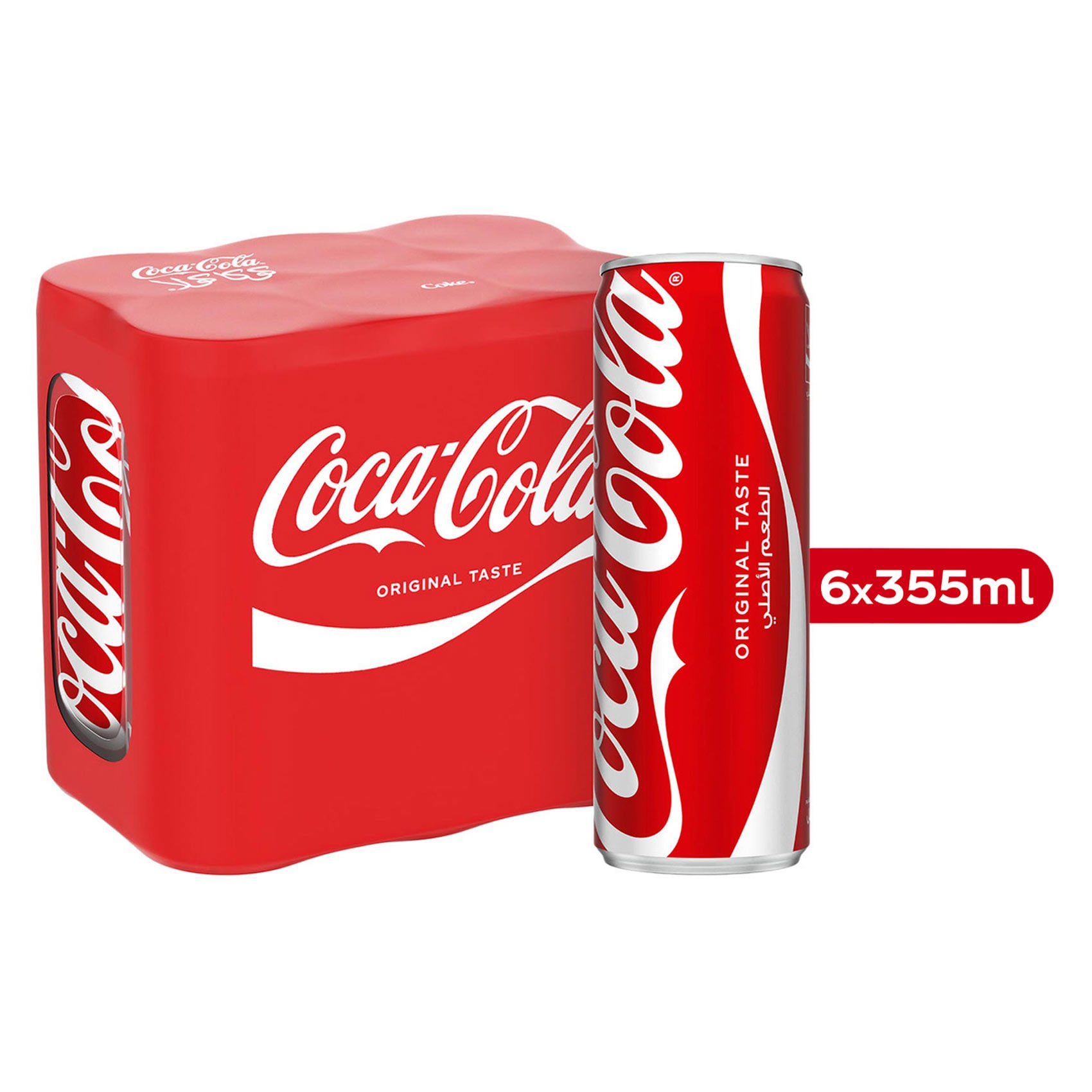 Coca-Cola オリジナル 355ml缶 Buy Coca-Cola Original Taste, 355ml Can, Crisp Coke​ Online