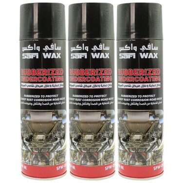 Safi Wax Rubberized Undercoat Spray &ndash; Car Undercoating Spray, Rust Prevention Sprayer Bottle, Car Care Product, 500 ml, Car Cleaning (3)
