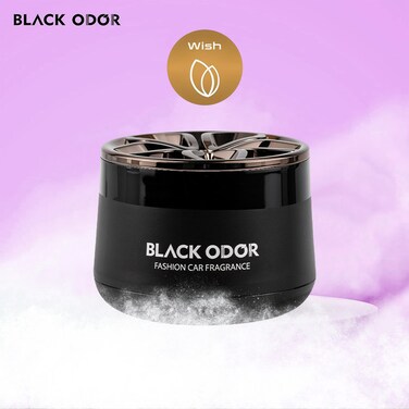 معطر جو جل بلاك أودور 50 جرام - انتعاش يدوم طويلاً للسيارة والمنزل وغرفة النوم وخزانة الملابس والمرحاض - تركيبة غنية بالتوابل للتحكم في الرائحة اللطيفة (WISH)
