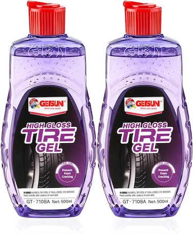 Endurance High Gloss Tire Shine Gel - Long-Lasting Wet Look Tire Protectant, SUVs  and Motorcycles   Car Tire Wax, Car Wax -(2 PCS)
