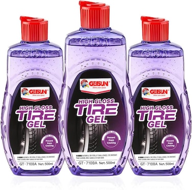 Endurance High Gloss Tire Shine Gel - Long-Lasting Wet Look Tire Protectant, SUVs  and Motorcycles   Car Tire Wax, Car Wax -(3 PCS)

