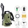 AIRMAN Pressure Washer SK103-14S, 1400W, 105 Bar/1523 PSI, 1.5 GPM, Compact Design, Self-Suction, Total Stop System, Accessories Included
