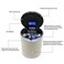 Multifunctional Car Ashtray with LED Light and Sealing Lid, Portable and High-Temperature Resistant, Stylish Design for Indoor and Outdoor Use (Beige)
