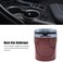 Multifunctional Car Ashtray with LED Light and Sealing Lid, Portable and High-Temperature Resistant, Stylish Design for Indoor and Outdoor Use (Maroon)
