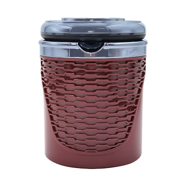 Multifunctional Car Ashtray with LED Light and Sealing Lid, Portable and High-Temperature Resistant, Stylish Design for Indoor and Outdoor Use (Maroon)
