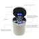 Multifunctional Car Ashtray with LED Light and Sealing Lid, Portable and High-Temperature Resistant, Stylish Design for Indoor and Outdoor Use (Beige)
