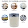 Multifunctional Car Ashtray with LED Light and Sealing Lid, Portable and High-Temperature Resistant, Stylish Design for Indoor and Outdoor Use (Beige)
