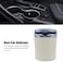 Multifunctional Car Ashtray with LED Light and Sealing Lid, Portable and High-Temperature Resistant, Stylish Design for Indoor and Outdoor Use (Beige)
