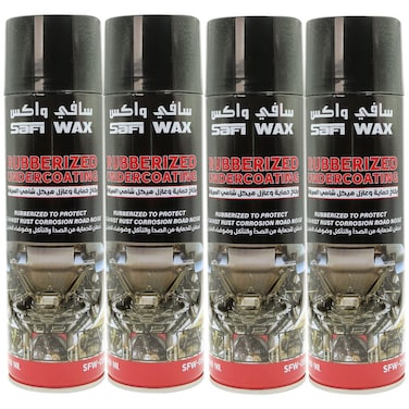 بخاخ طلاء السيارة المطاطي من Safi Wax – بخاخ طلاء السيارة الأساسي، زجاجة بخاخ لمنع الصدأ، منتج للعناية بالسيارة، 500 مل، تنظيف السيارة (4)