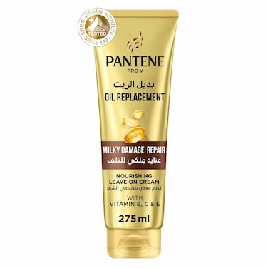 Pantene Pro-V Milky Damage Repair Oil Replacement Leave-On Cream, 275 ml