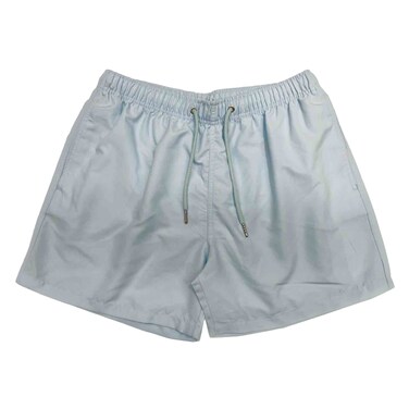 شورت سباحة سادة، اللون أزرق فاتح، المقاس 3XL