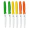 6Pcs 11Cm Utility Knife Set
Each Color Two Pcs
(Yellow, Orange, Green)
