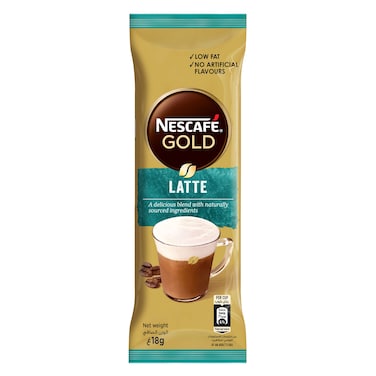Nescafe Gold Latte Unsweetened Coffee Mix 18g