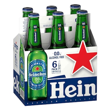هاينكن بيرة خالية من الكحول 330 مل × 6