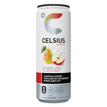 سلسيوس مشروب اللياقة بنكهة التفاح والكمثرى 335مل